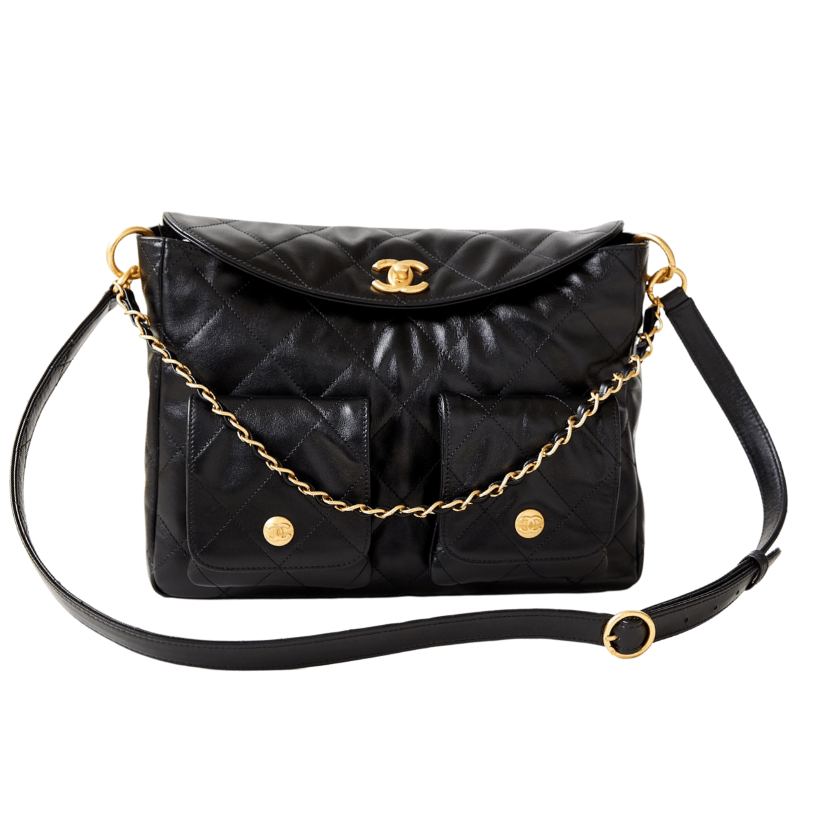 ＣＨＮＥＬHOBO HANDBAG BLACK