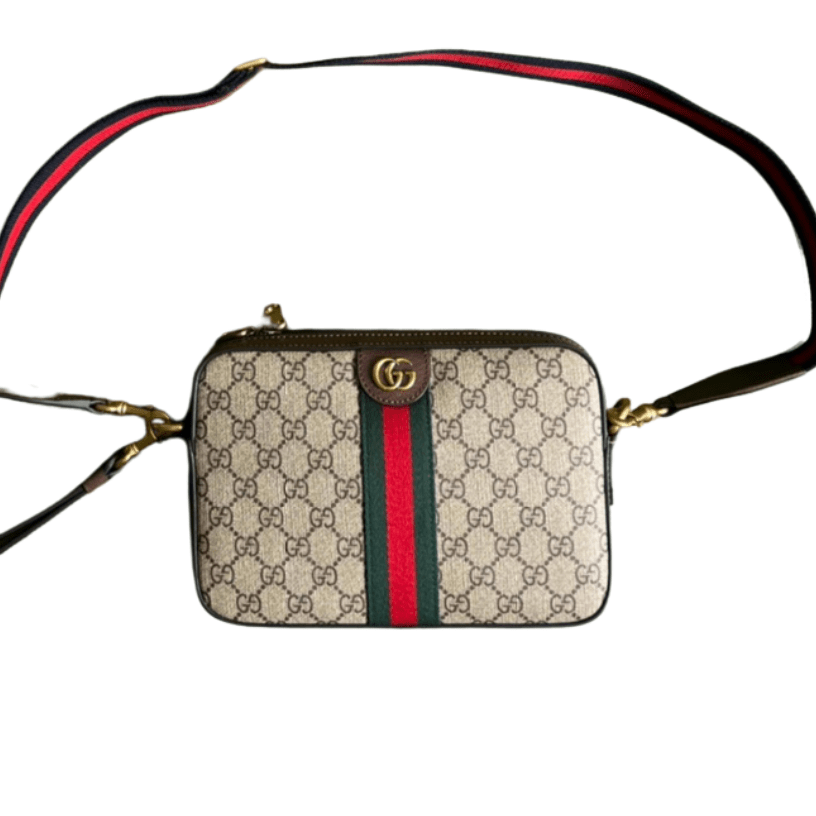 ＧＣＣＩOPHIDIA SMALL CROSSBODY BAG BIEGE-BROWN