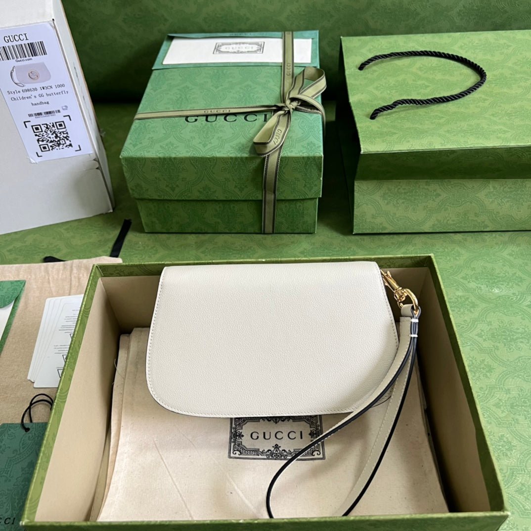 ＧＣＣＩBLONDIE LEATHER SHOULDER BAG WHITE