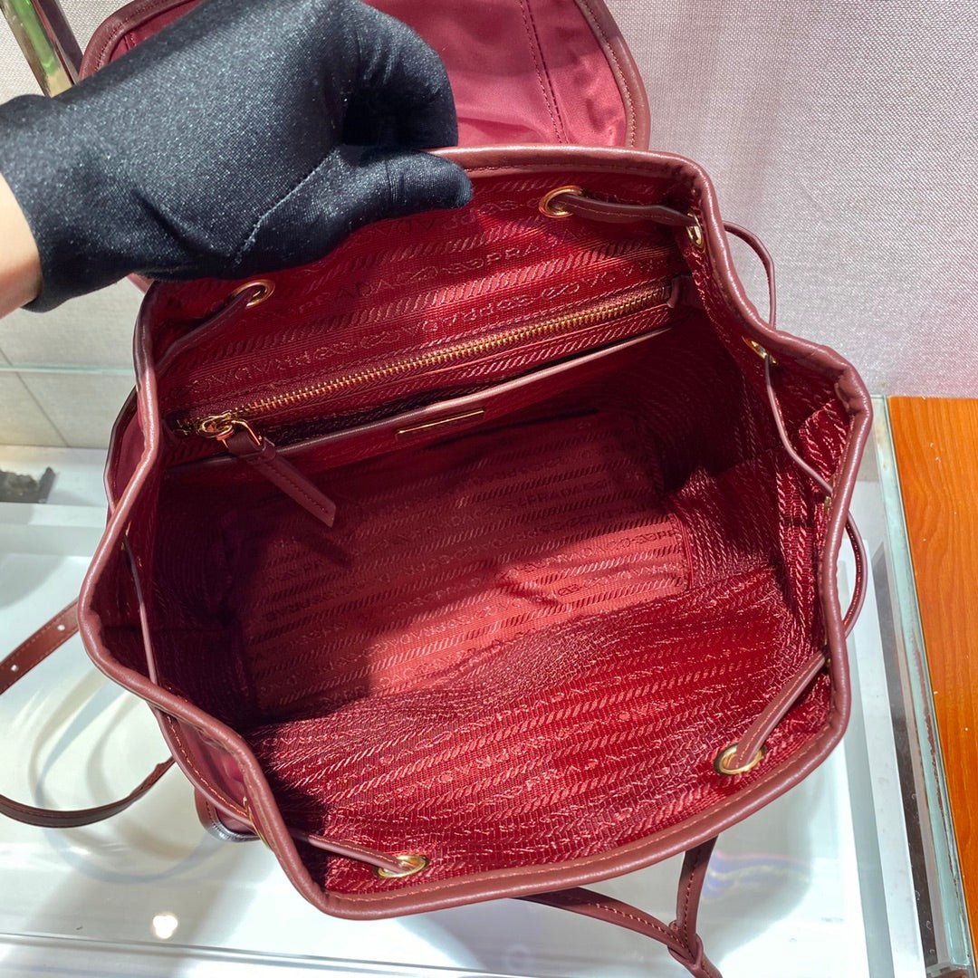 ＰＲＤＡ RE-NYLON BACKPACK BURGUNDY