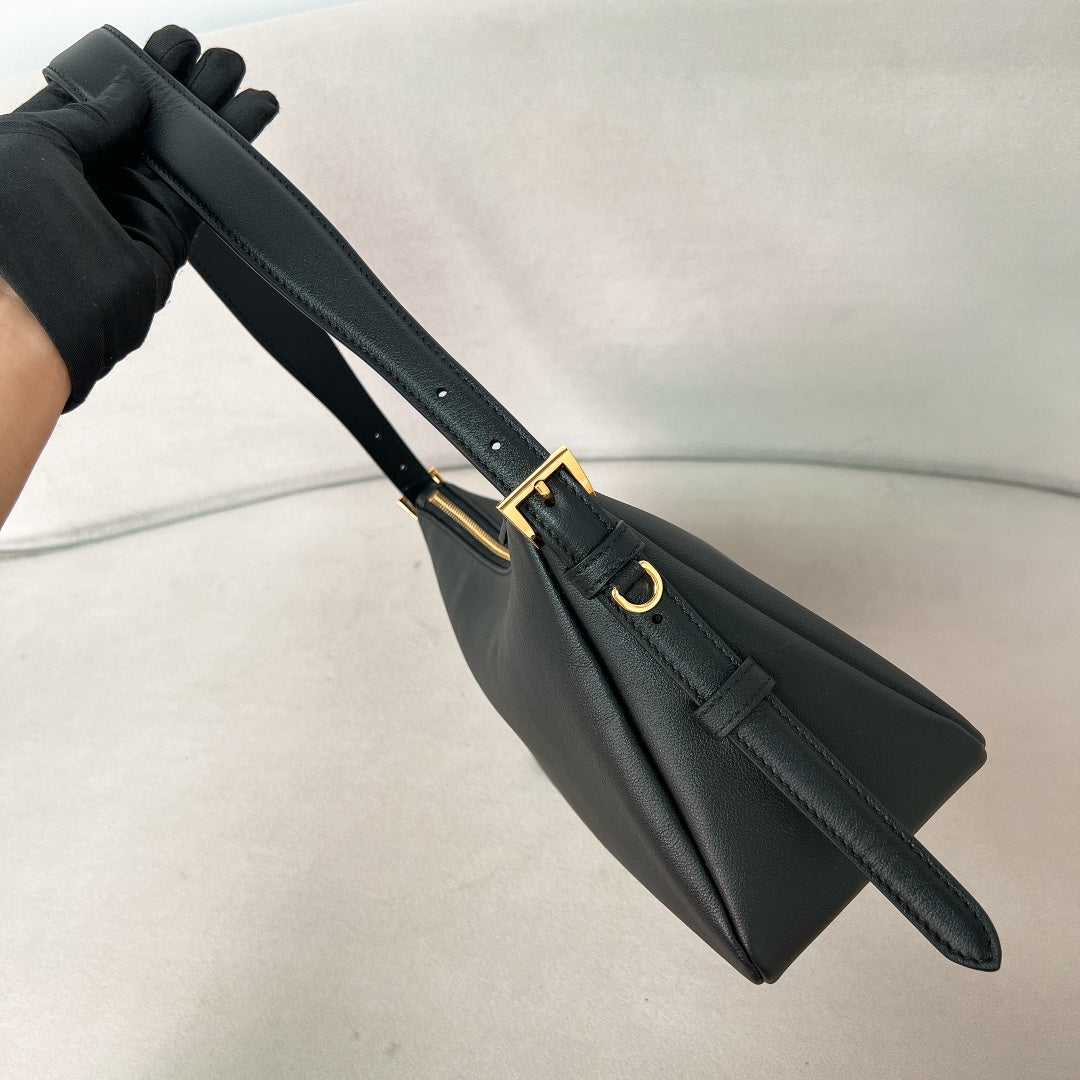 ＰＲＤＡ AIMÉE LARGE LEATHER SHOULDER BAG BLACK