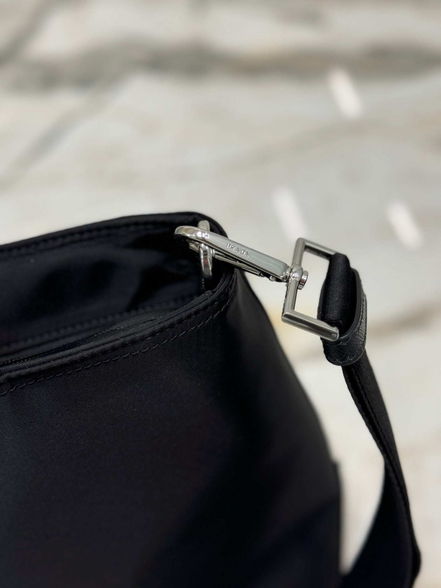 ＰＲＤＡ RE-NYLON AND SAFFIANO LEATHER TOTE BAG