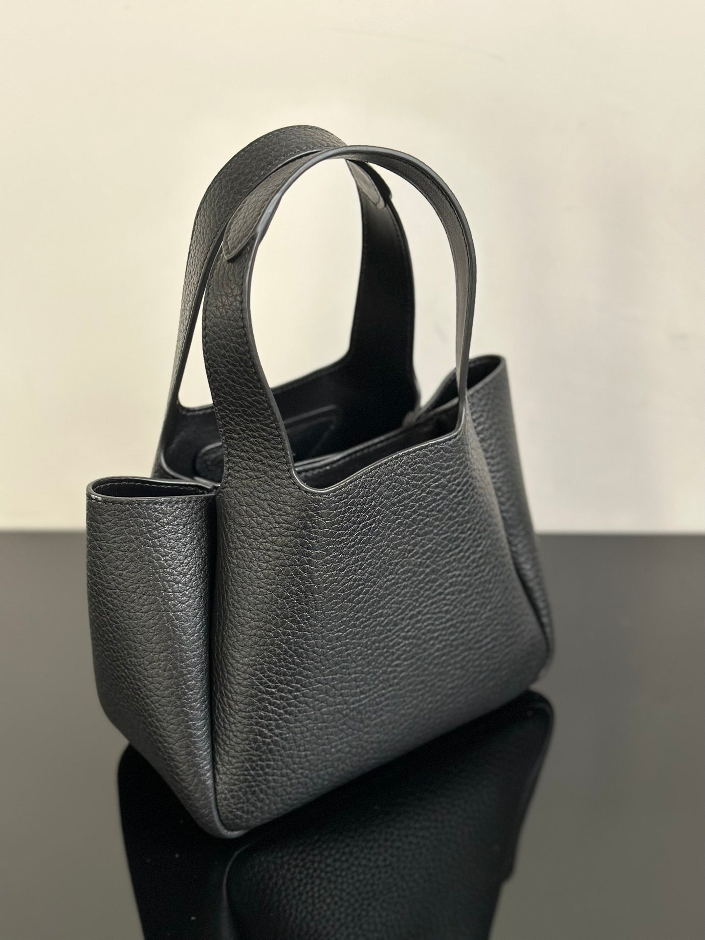 ＰＲＤＡ LEATHER MINI HANDBAG BLACK