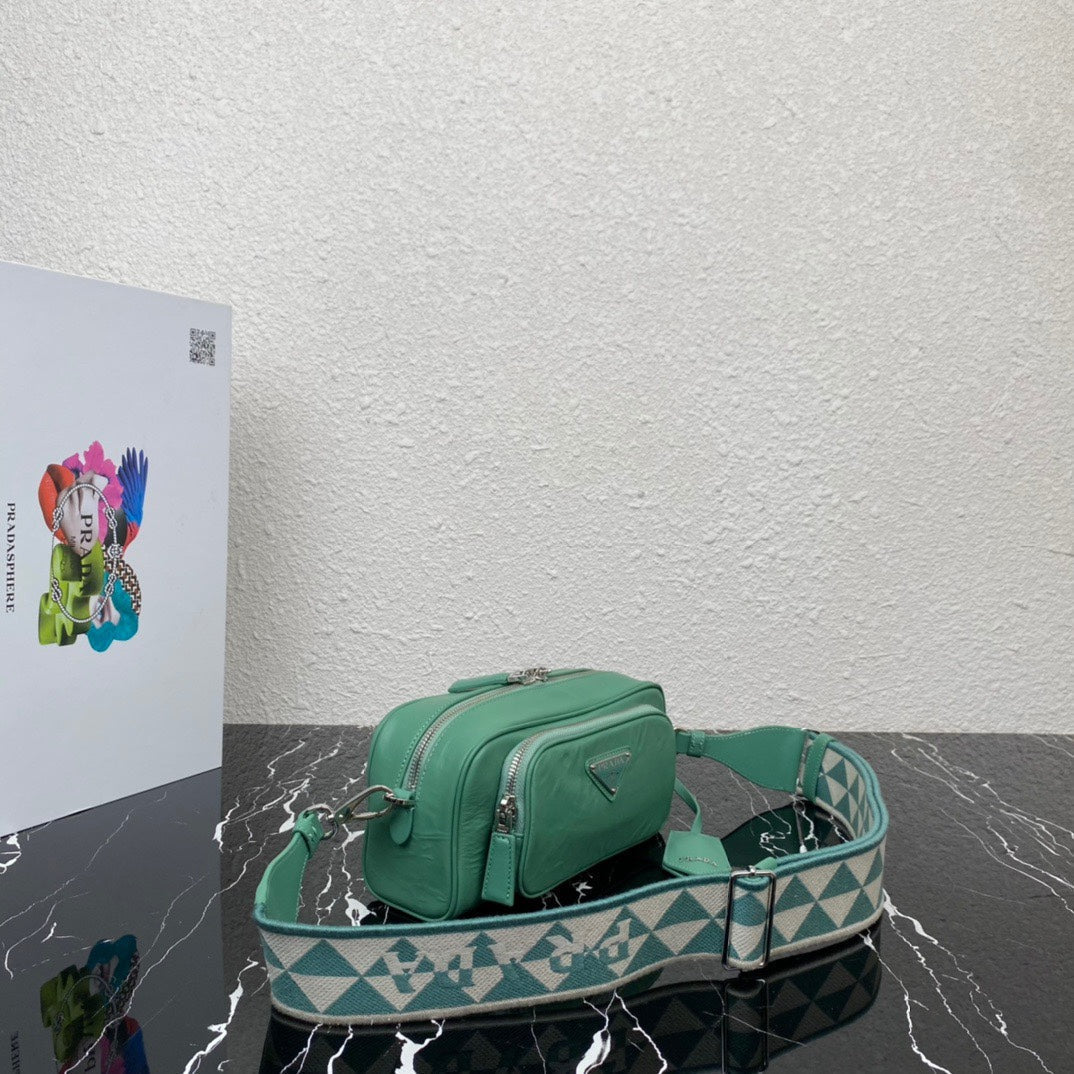 ＰＲＤＡ NAPPA ANTIQUE MULTI-POCKET SHOULDER BAG SAGE GREEN