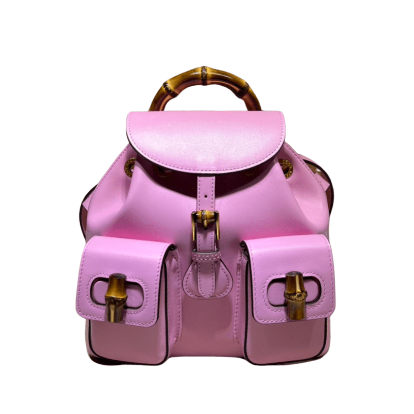 ＧＣＣＩSMALL BAMBOO BACKPACK PINK