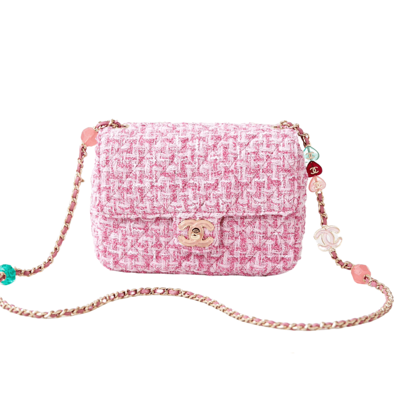 ＣＨＮＥＬTWEED CROSSBODY BAG PINK