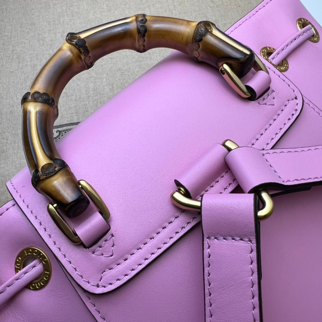 ＧＣＣＩSMALL BAMBOO BACKPACK PINK