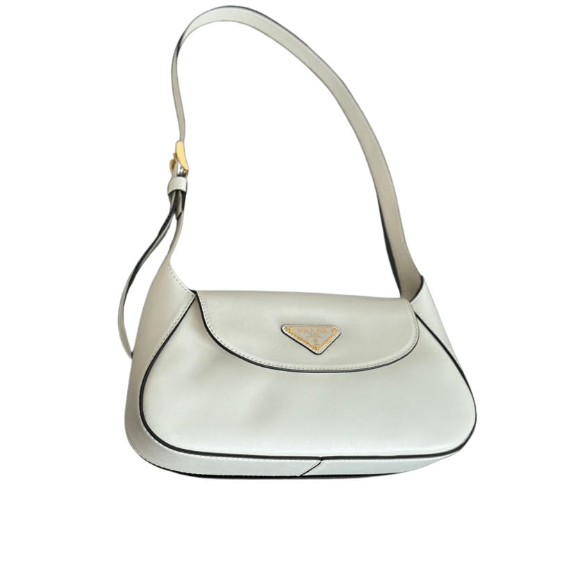 ＰＲＤＡ SMALL LEATHER SHOULDER BAG WHITE