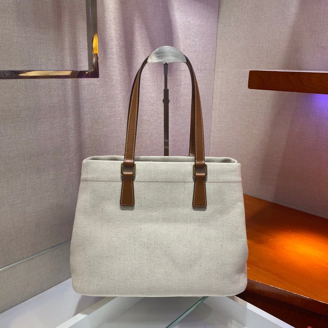 ＰＲＤＡ LINEN BLEND TOTE BAG