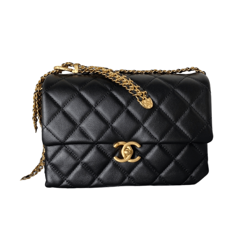 ＣＨＮＥＬSMALL FLAP BAG BLACK